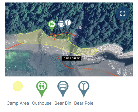 West Coast Trail Camp Maps