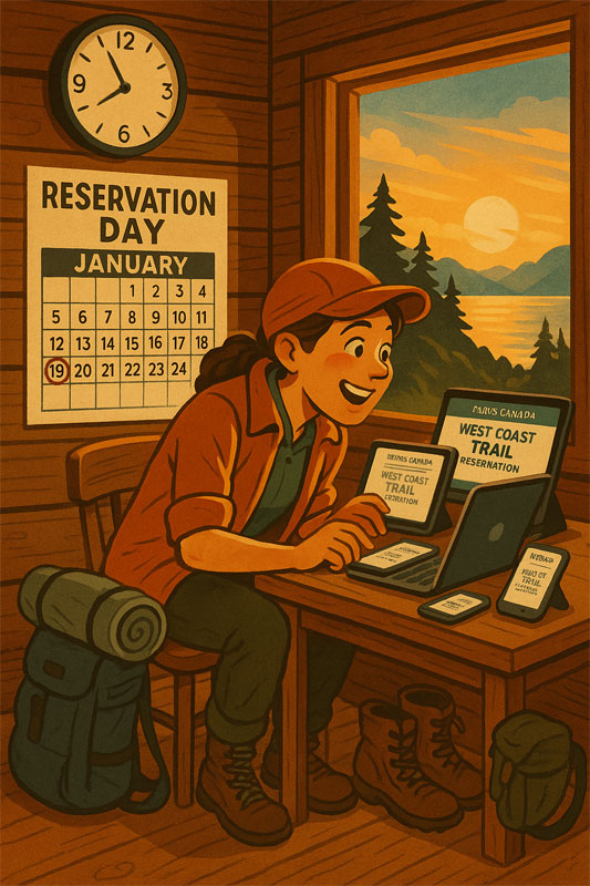 West Coast Trail Reservation Day
